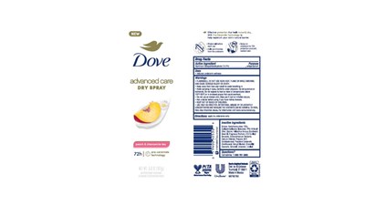 Dove Peach Dry Spray Ap (Dove Peach Dry Spray Ap Deo)